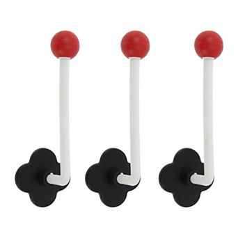 Adhesive Ball Headband Holder Organizer 3 pc