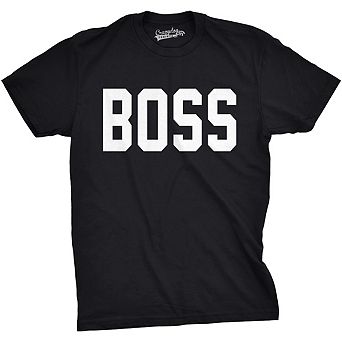 Mens Boss Shirt Funny T shirts for Dads Hilarious Matching Tees for Family T shirt