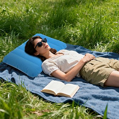 Blow-up Camping Pillow Inflatable Pillow 1 Pc