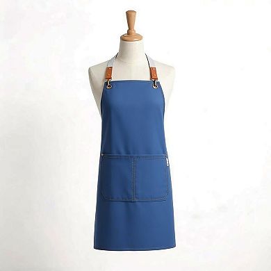 Canvas Utility Apron with Straps Cross Back Design for Kitchen Cafe and Artisan Work