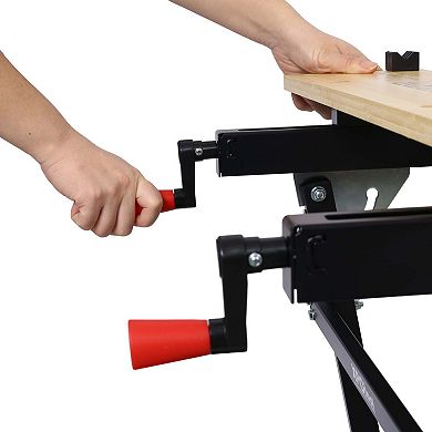 Portable Folding Workbench with Adjustable Clamps Multifunctional Work Table for DIY Woodworking