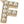 Letter F Gold Beige