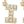 Letter I Gold Beige