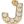 Letter J Gold Beige