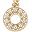Letter O Gold Beige