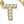 Letter T Gold Beige