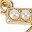 Letter Z Gold Beige