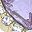 Gold Tone Purple