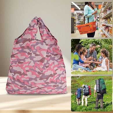 Lightweight Nylon Shoulder Bag for Travel and Shopping 1Pc