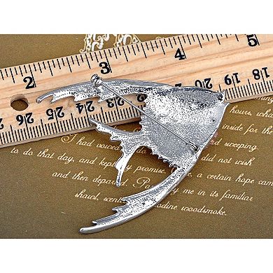 Crystal Rhinestone Fish Jewelry Pin Brooch