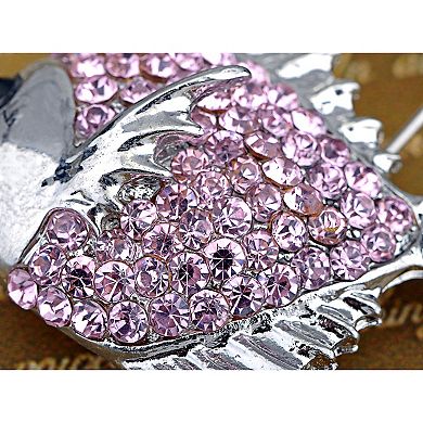 Crystal Rhinestone Fish Jewelry Pin Brooch