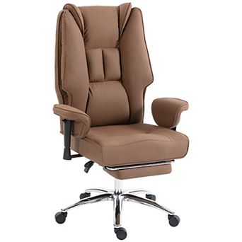 HOMCOM Executive Office Chair, High Back Reclining Desk Chair,