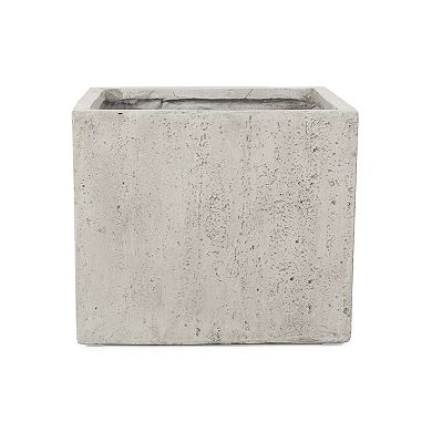 KWPZQEB Magnesium Oxide 21.5" Square Planter Box with with Drainage Hole