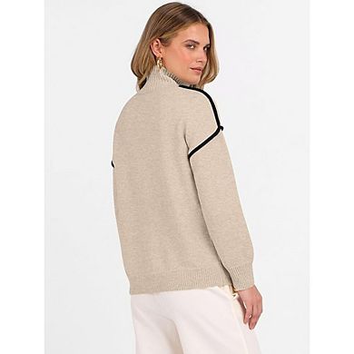 Collared Quarter Zip Pullover Sweater