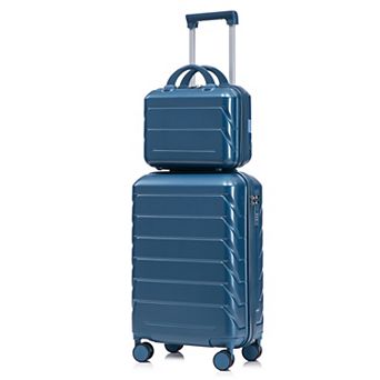 KWPZQEB 2 pc Versatile Travel Luggage Set with Silent Double-Row Spinner Wheels&Compartmental Design
