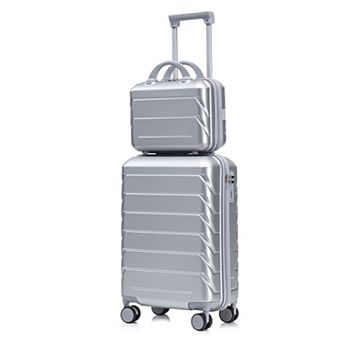 KWPZQEB 2 pc Versatile Travel Luggage Set with Silent Double-Row Spinner Wheels&Compartmental Design