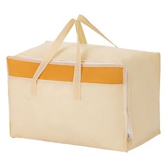 1 Pack Clothes Storage, Foldable Storage Bags, Moving Bags for Organizing Clothing, Comforter