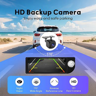 10.26" Android Auto & Apple CarPlay Digital Media Receiver with HD Rear Camera