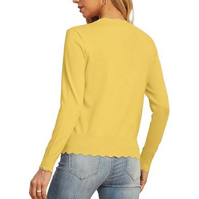 Button Down Cardigan Sweater