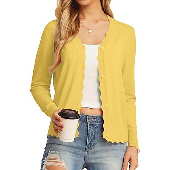 Button Down Cardigan Sweater
