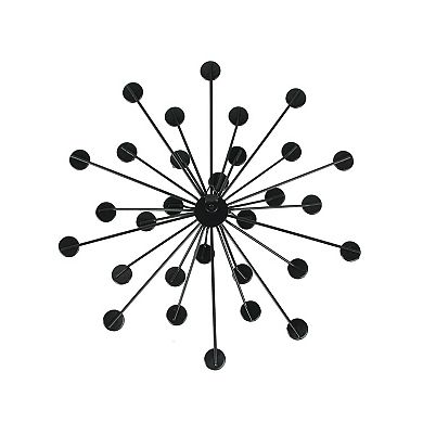 Jeweled 3D Bursting Star Wall Sculpture Set of 3