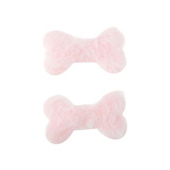 Plush Bone Shoelace Charms 1 Pair