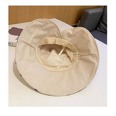 Polka Dot Wide Brim Sun Hat with Bow Detail Elegant Summer Bucket Hat