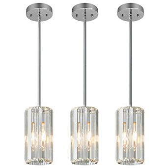 ZLAIQB 5.11" 1-Light 3Pack Glass Globe Modern Pendant Pendant Light