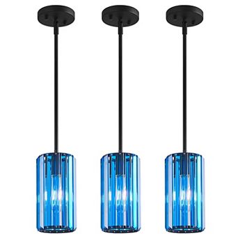ZLAIQB 5.11" 1-Light 3Pack Glass Globe Modern Pendant Pendant Light