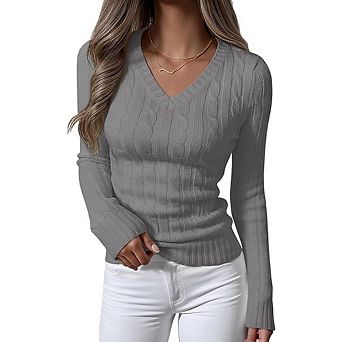 Fitted Business Casual Knit Sweater