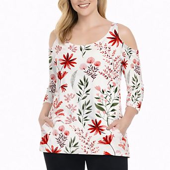 Women's Printed Relaxed-Fit Tunic Top