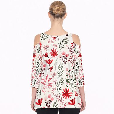 Women's Printed Relaxed-Fit Tunic Top