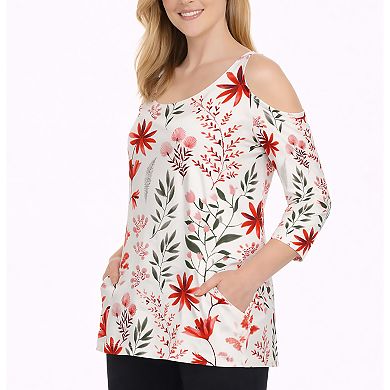 Women's Printed Relaxed-Fit Tunic Top