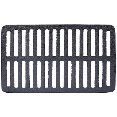 Tabletop Cast Iron Charcoal Griddle with Vent for Camping and Outdoor Cooking