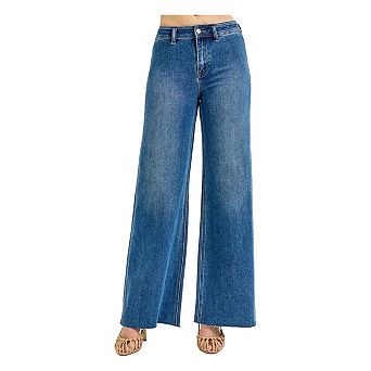 RISEN High-Waisted Wide Leg Jeans