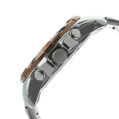 Peugeot Mens Decorative Chrono Sub-Dials Sports Watch with Calendar Window