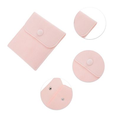 Double-sided Plush Button Pocket 1 Pc