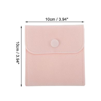 Double-sided Plush Button Pocket 1 Pc