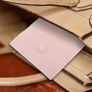 Double-sided Plush Button Pocket 1 Pc