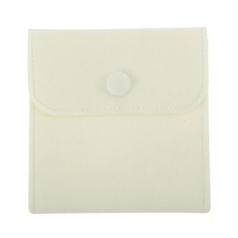 Double-sided Plush Button Pocket 1 pc