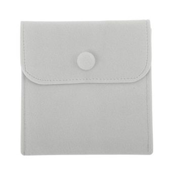 Double-sided Plush Button Pocket 1 pc