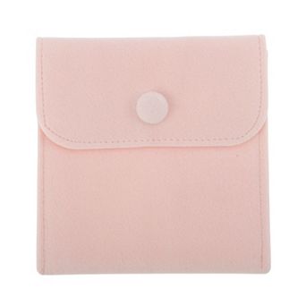 Double-sided Plush Button Pocket 1 pc