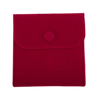 Double-sided Plush Button Pocket 1 pc