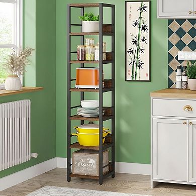 6 Tier Corner Storage Shelf for Living Room, Bedroom or Home Office