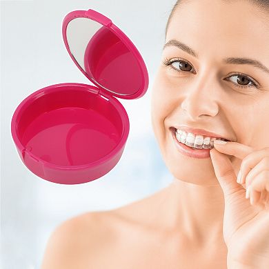 Round Braces Box with Mirror 1 Pc