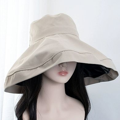 Women's Wide Brim Sun Hat UV Protection Bucket Hat Lightweight Packable Beach Outdoor Hat