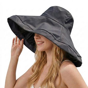 Women's Wide Brim Sun Hat UV Protection Bucket Hat Lightweight Packable Beach Outdoor Hat