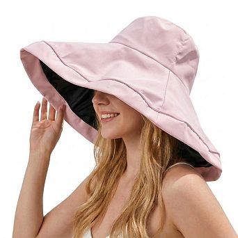 Women's Wide Brim Sun Hat UV Protection Bucket Hat Lightweight Packable Beach Outdoor Hat