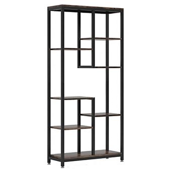 6-Shelf Bookcase for Small Rooms, Apartments, Home Office, and Storage