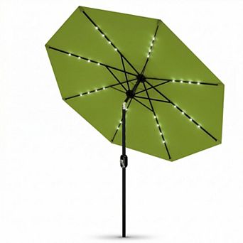 ANIXOL 9FT Solar LED Patio Umbrella with 32 Lights